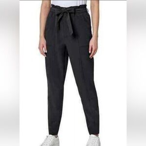 Modern Ambition Black Ambition Black  Ankle-Length Tie-Waist Pants size Large